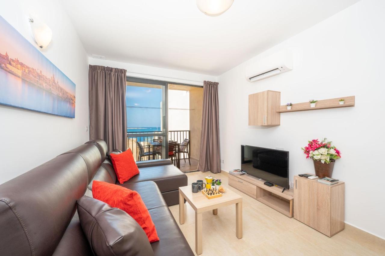 Sea Bliss Apartments With Terrace Just Off Seafront In St Paul'S Bay - By Getawaysmalta St. Paul's Bay Buitenkant foto