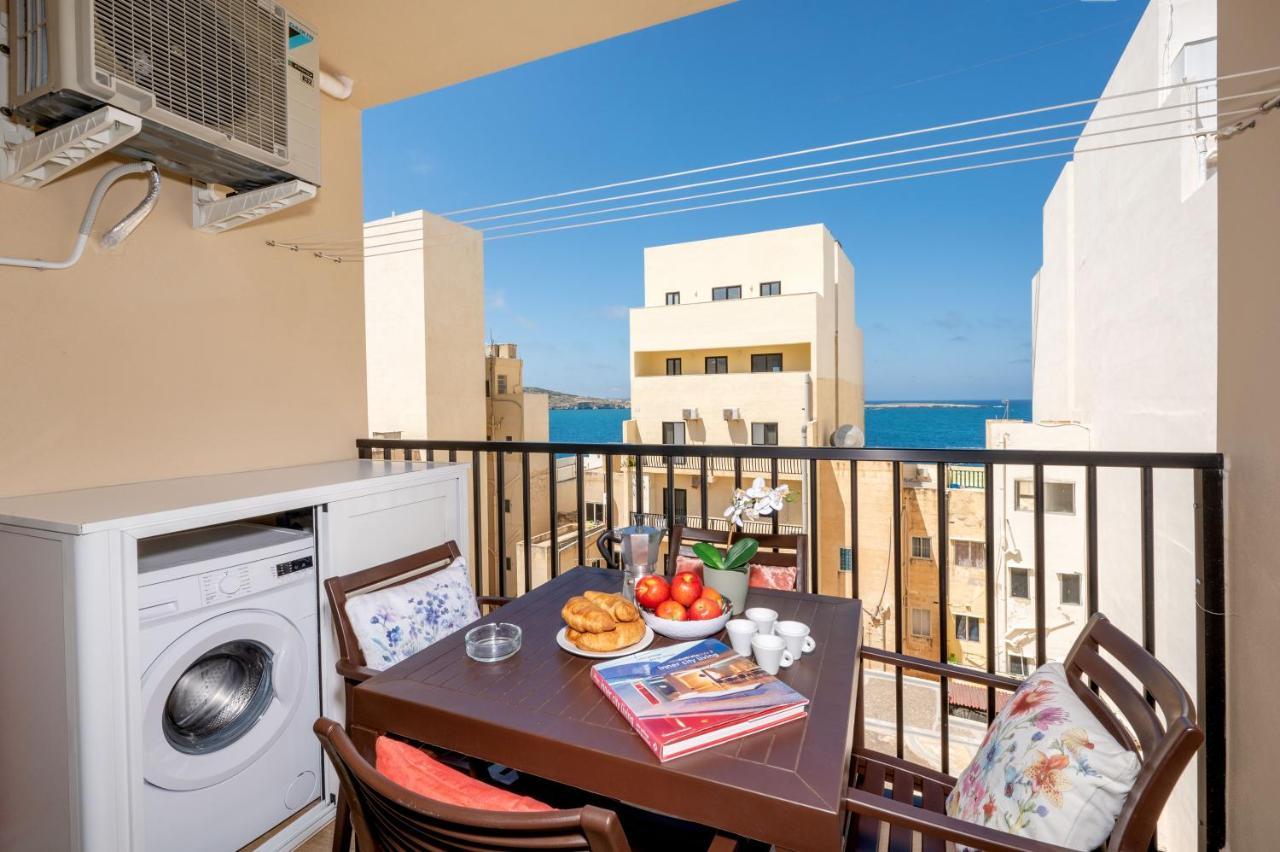Sea Bliss Apartments With Terrace Just Off Seafront In St Paul'S Bay - By Getawaysmalta St. Paul's Bay Buitenkant foto
